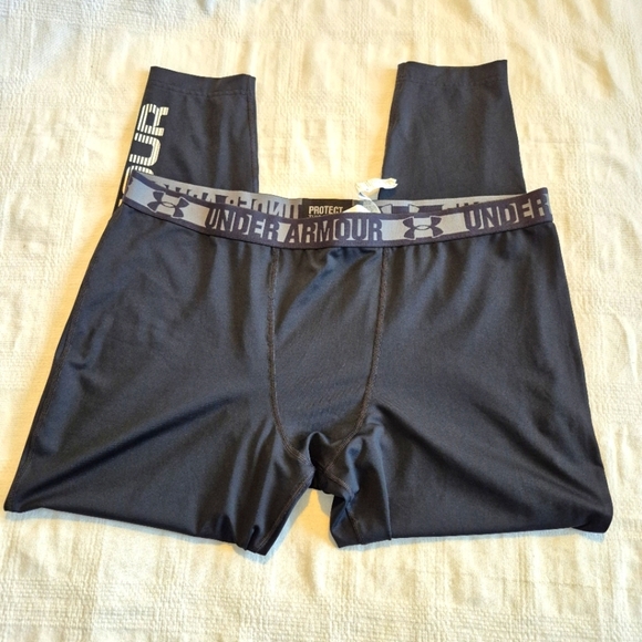 Under Armour men's size 3X Compression black heat gear base layer pants EUC - Picture 4 of 6